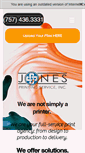 Mobile Screenshot of jones-printing.com